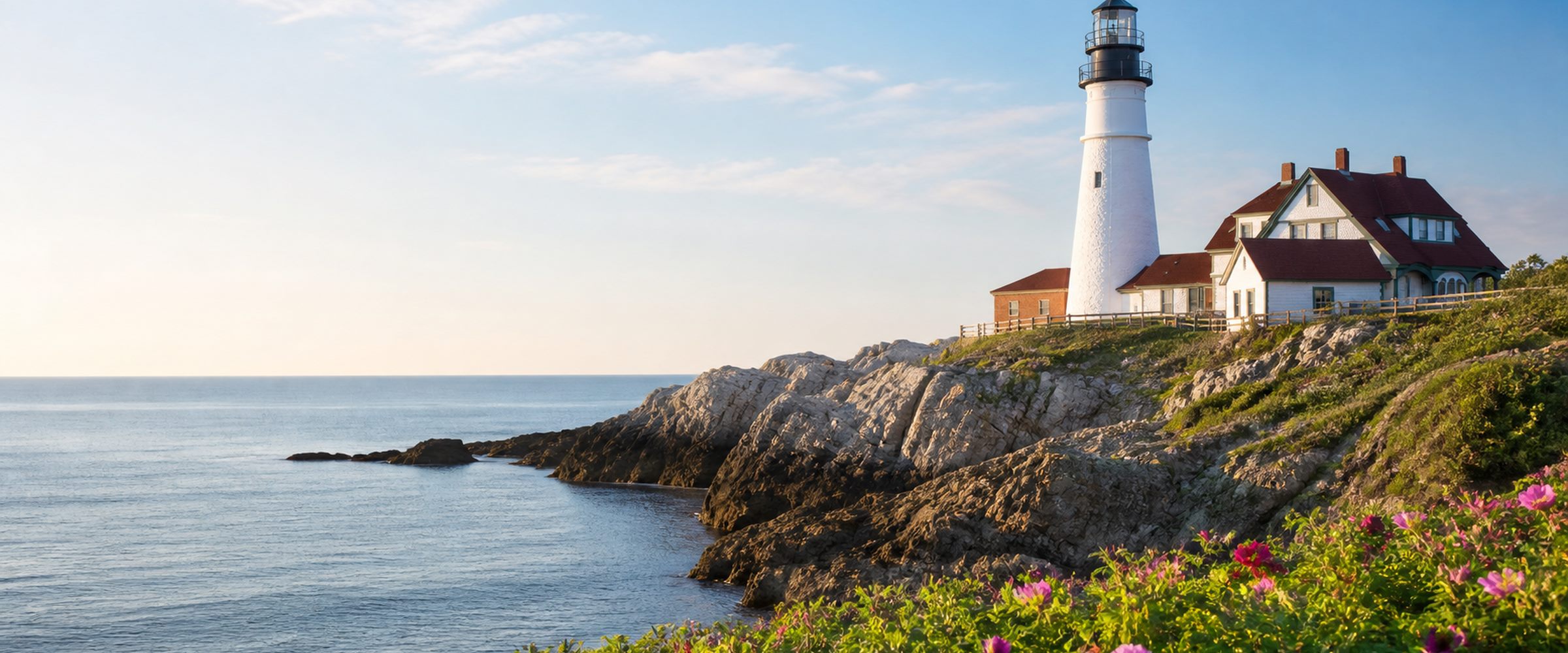 Portland Head Light, a Connecticut coastal lighthouse
